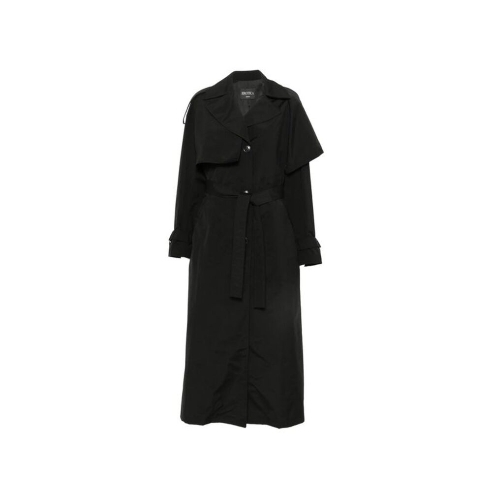 Dondup Black Coats - Trench & Raincoats Women